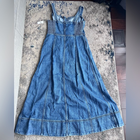 GAP UltraSoft Blue Denim Maxi Dress - Picture 5 of 7